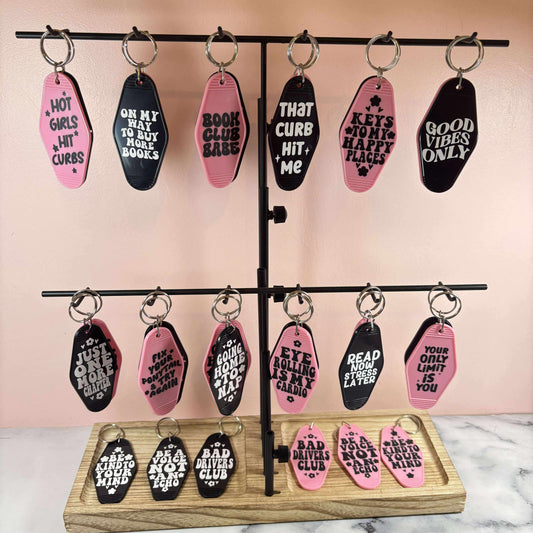 Sassy Quote Hotel Keyrings