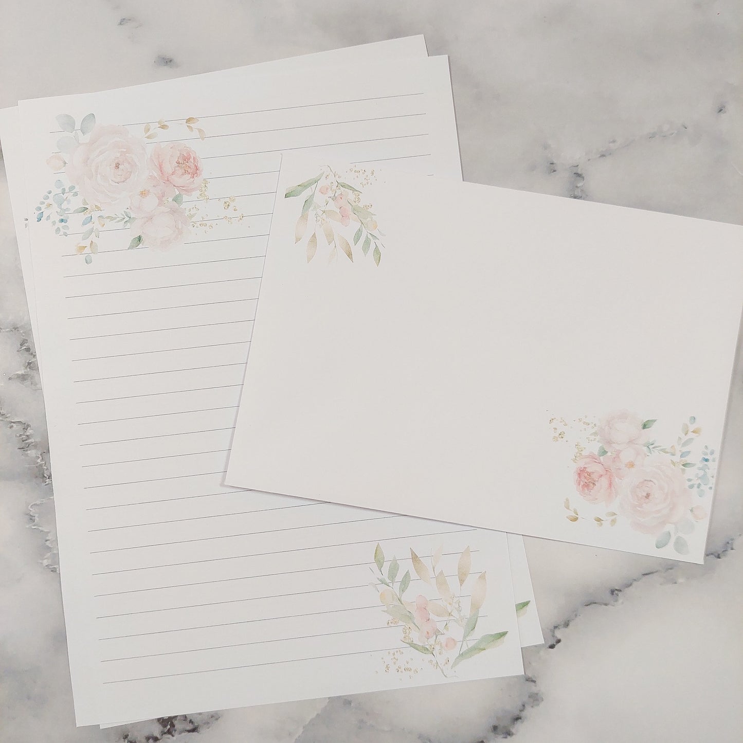 Floral Writing Paper Sets