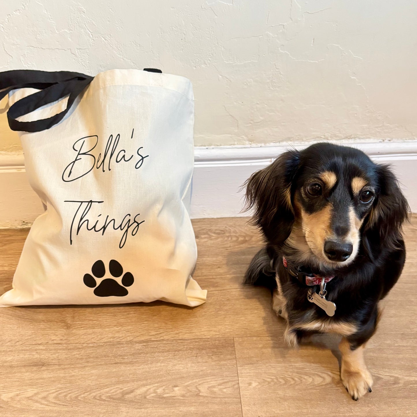 Personalised Dog Travel Tote Bag