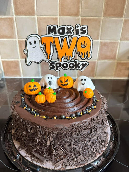 TWO Spooky Cake Topper