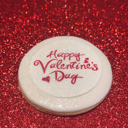 Happy Valentines Day #3 Icing Sheet Cupcake Toppers