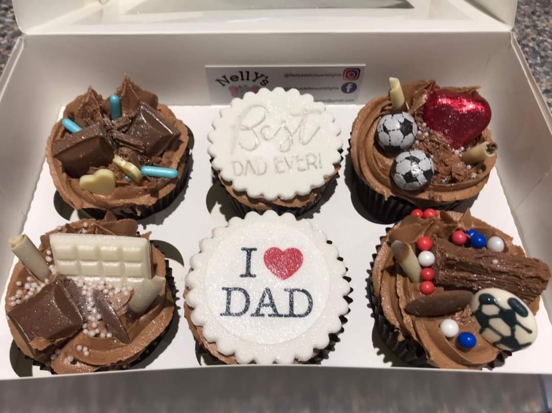 I love dad Icing Sheet Cupcake Toppers