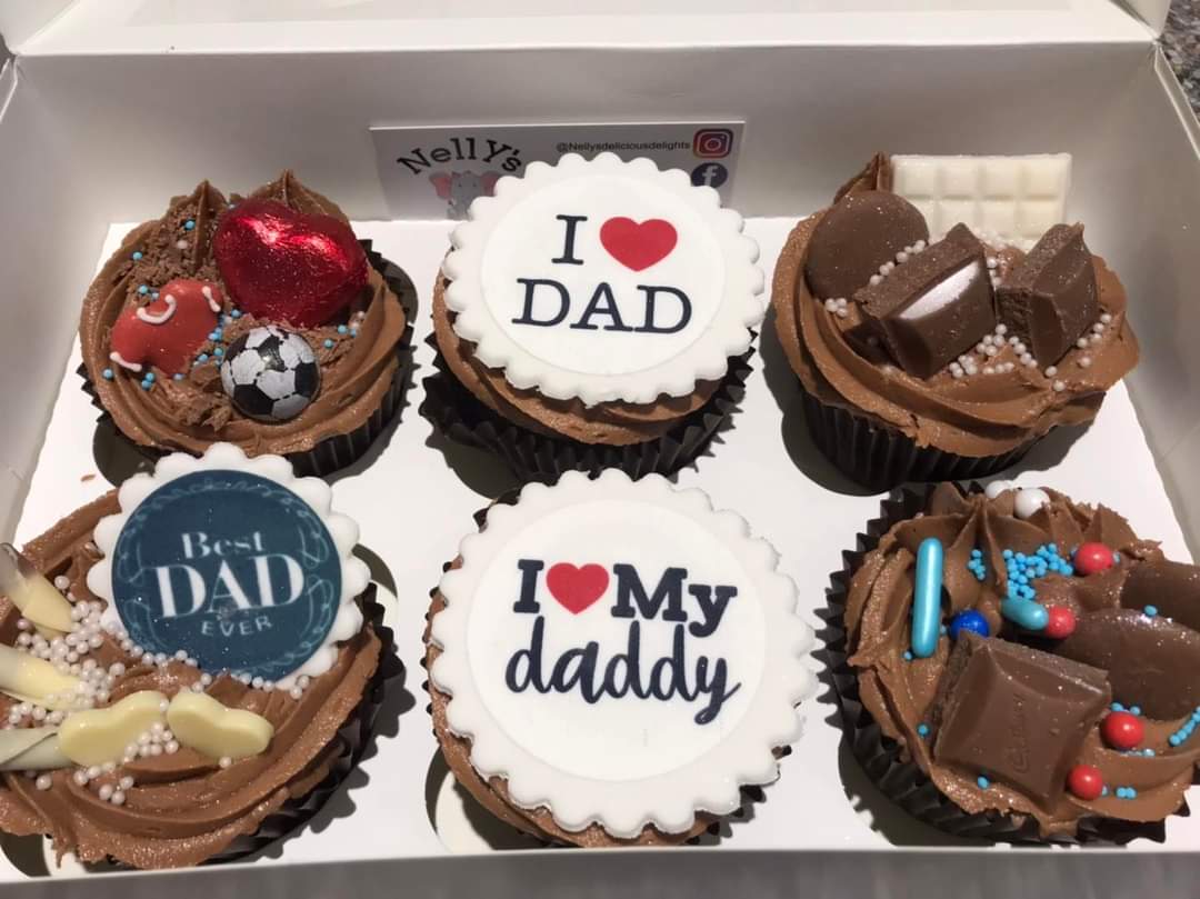 I love dad Icing Sheet Cupcake Toppers