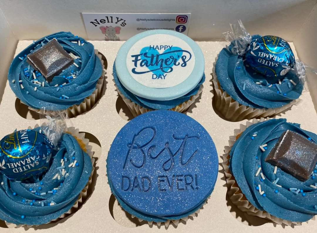 Happy Father's Day #1 Icing Sheet Cupcake Toppers