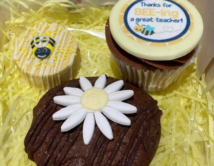 Thanks for bee-ing a great teacher Icing Sheet Cupcake Toppers