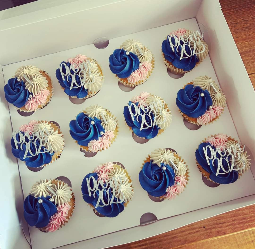 Prom Card Cupcake Toppers