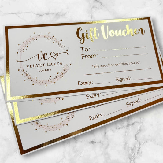 Foil Business Gift Vouchers