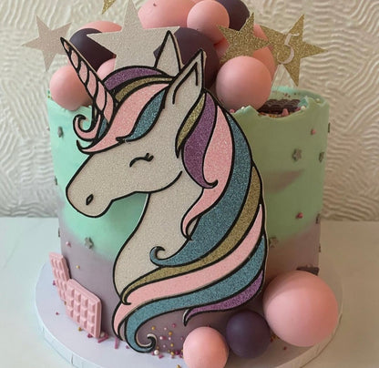 Large Unicorn Card Charm