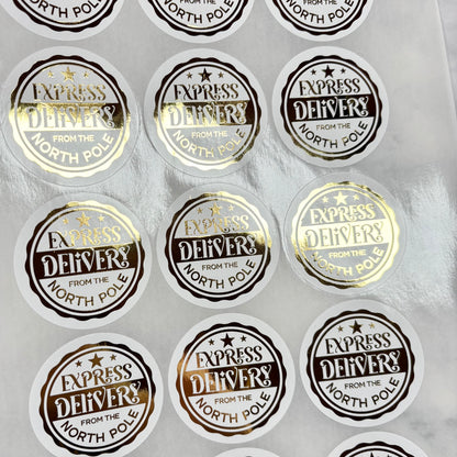 Express Delivery Foil Stickers