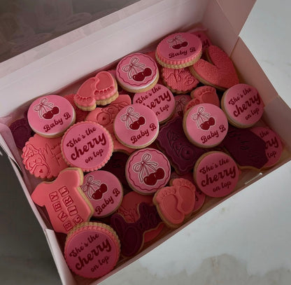 She’s The Cherry On Top Icing Sheet Cupcake Toppers