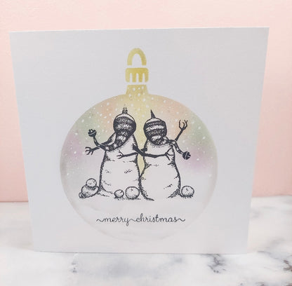 Snowman Northern Lights  - LED Candles