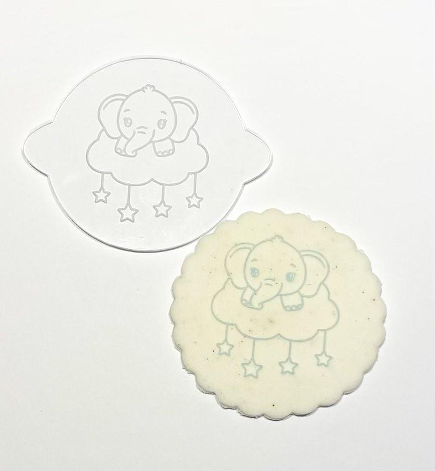 Baby Elephant Debosser Stamps