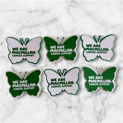 Macmillan Card Cupcake Toppers