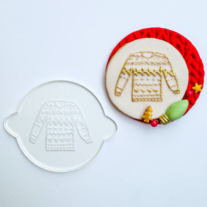 Christmas Jumper Debosser Stamp