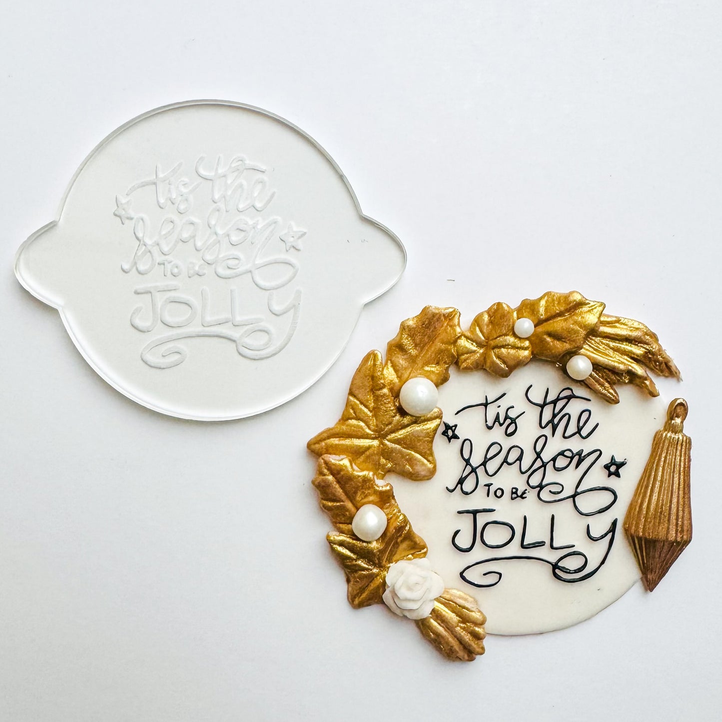 Tis the season to be jolly Debosser Stamp