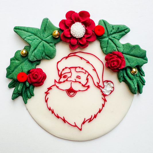 Santa Face Debosser Stamp