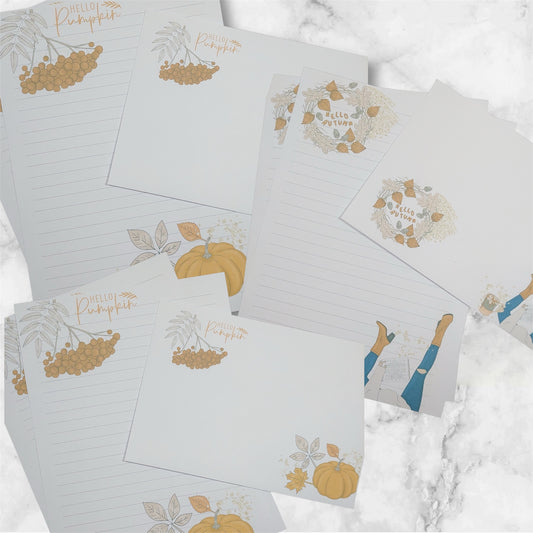 Autumn Writing Paper Set