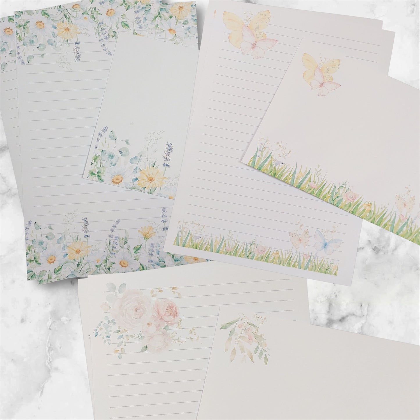 Floral Writing Paper Sets