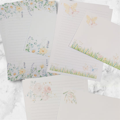 Floral Writing Paper Sets