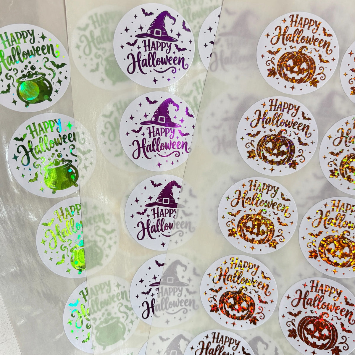 Halloween Foil Stickers
