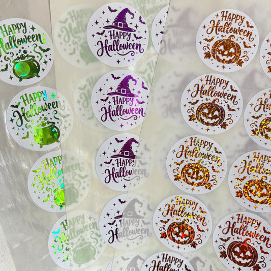 Halloween Foil Stickers