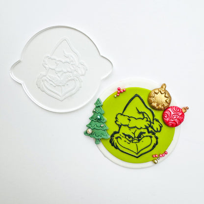 Grinch Debosser Stamp