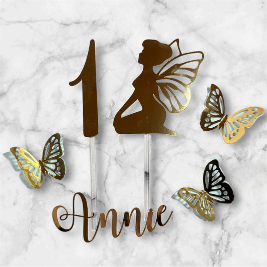 Fairy #2 Cake Topper Set