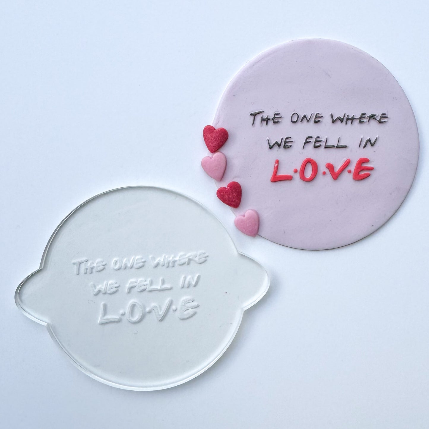 Friends Valentine's Debosser Stamps