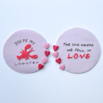 Friends Valentine's Debosser Stamps