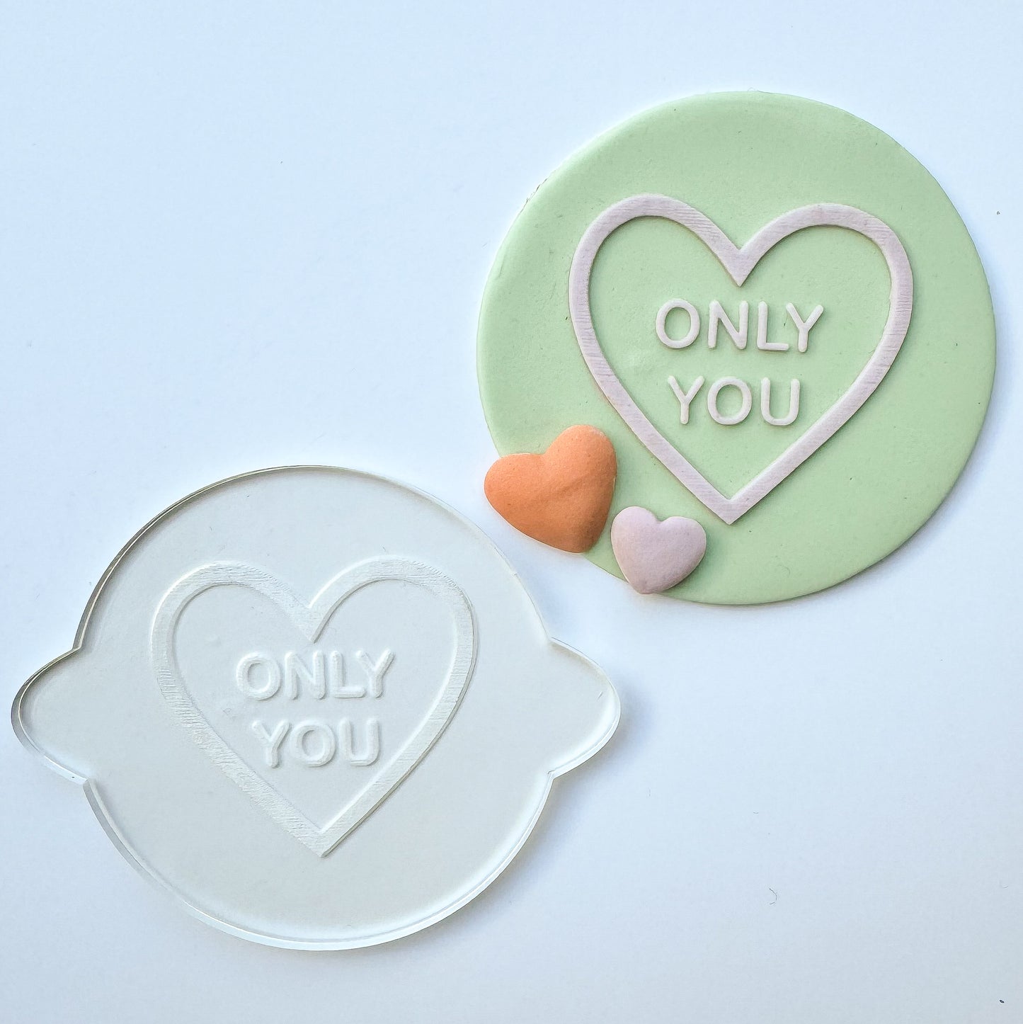 Love Heart Sweet Debosser Stamps