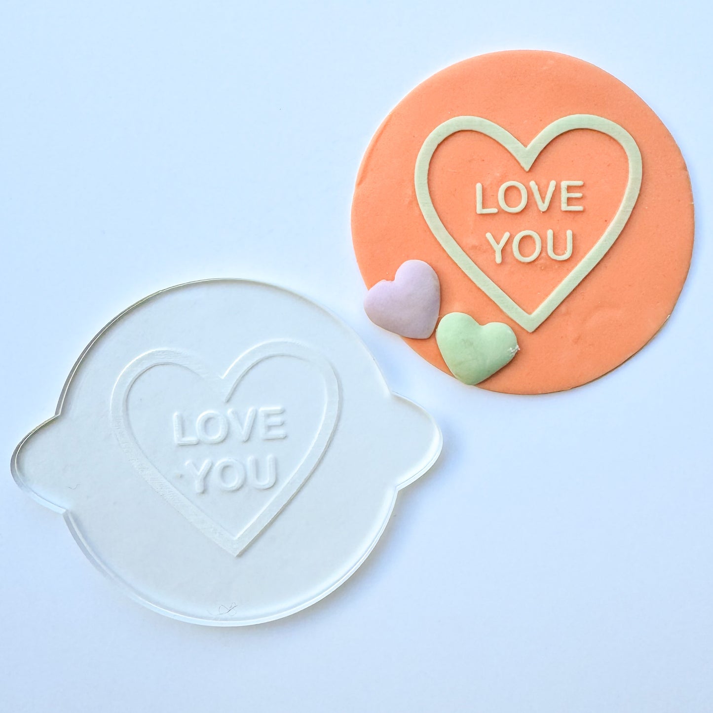 Love Heart Sweet Debosser Stamps