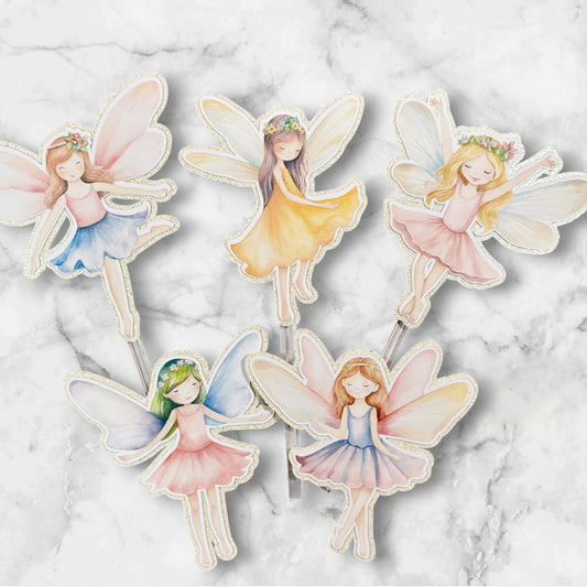 Fairy Card Cake Topper Set #2