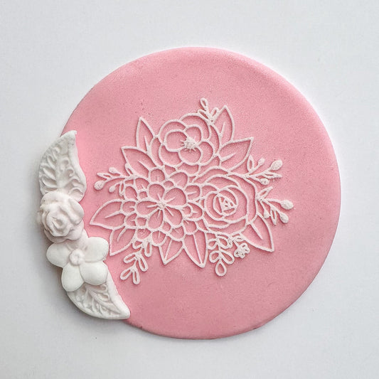 Floral Debosser Stamp