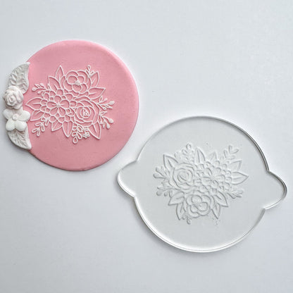 Floral Debosser Stamp