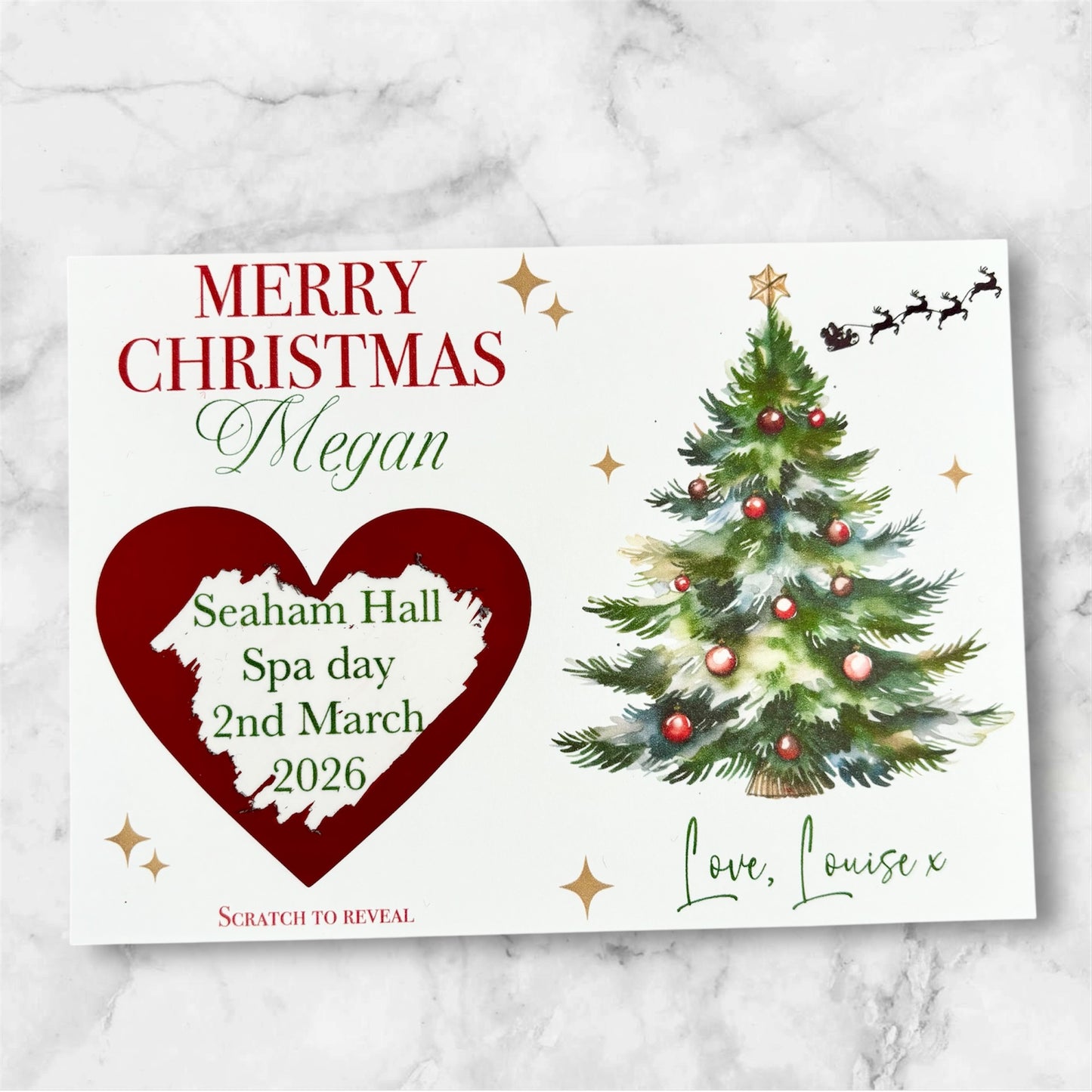 Christmas Scratch Card