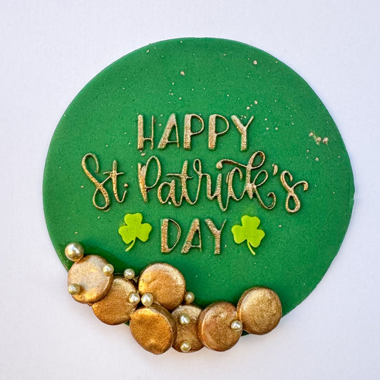 Happy St Patrick's Day Debosser Stamp