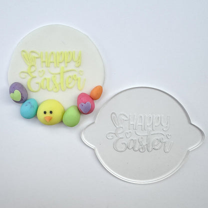 Happy Easter Debosser Stamp