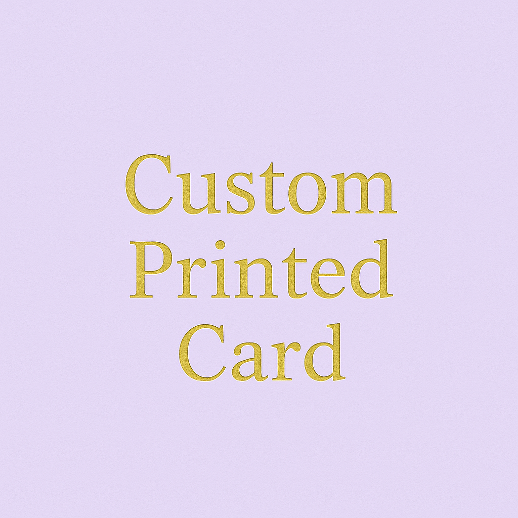 Custom Printed Card
