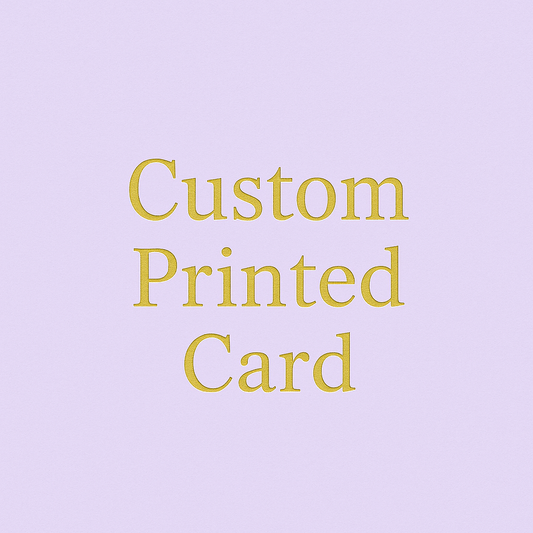 Custom Printed Card