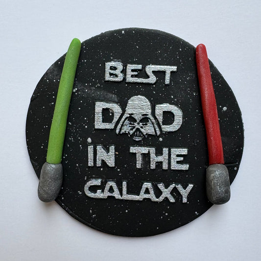 Best dad in the galaxy Debosser Stamp