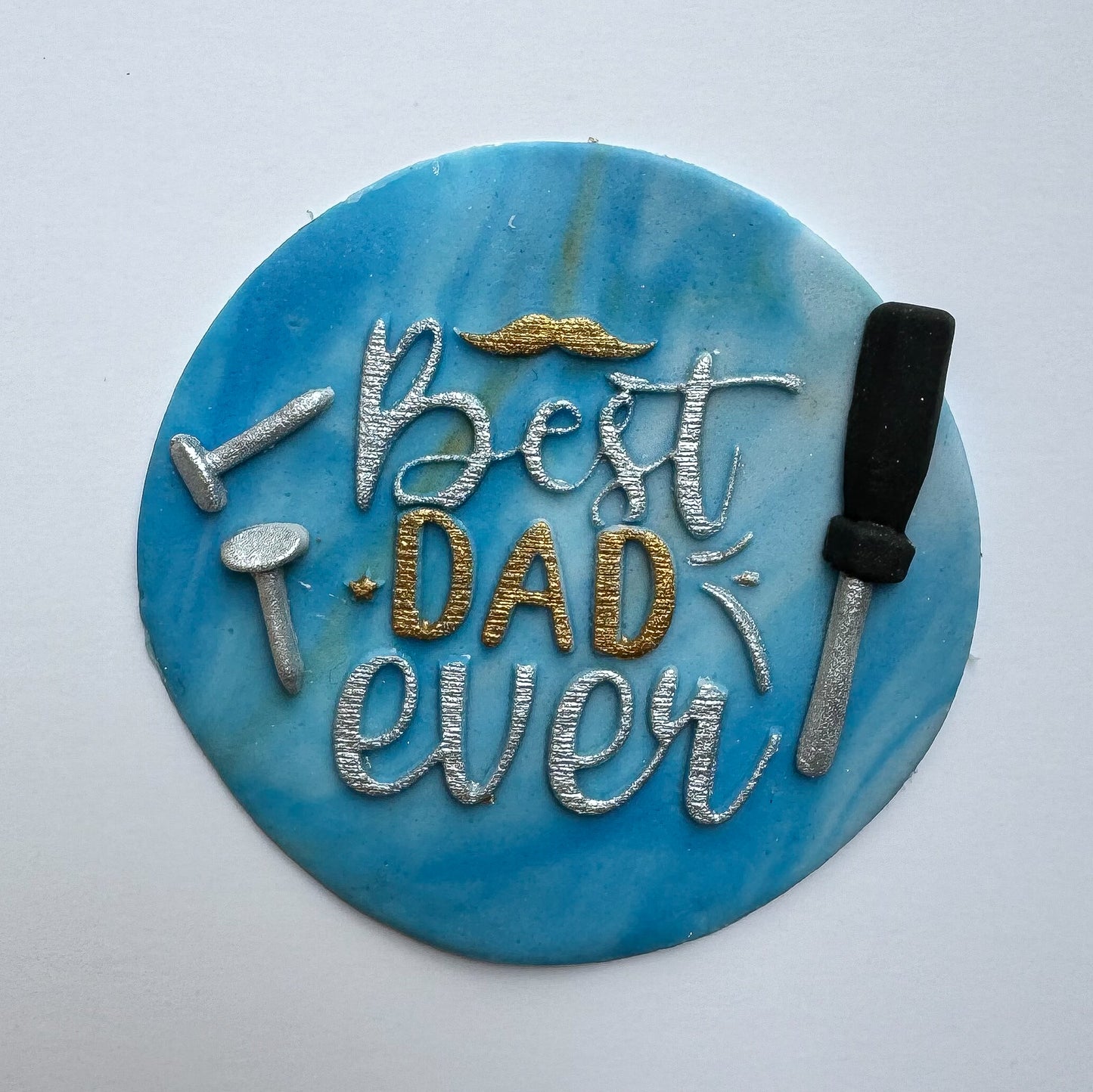 Best Dad Ever Debosser Stamp