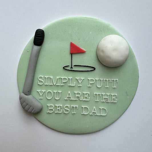 Golf Father's Day Debosser Stamp