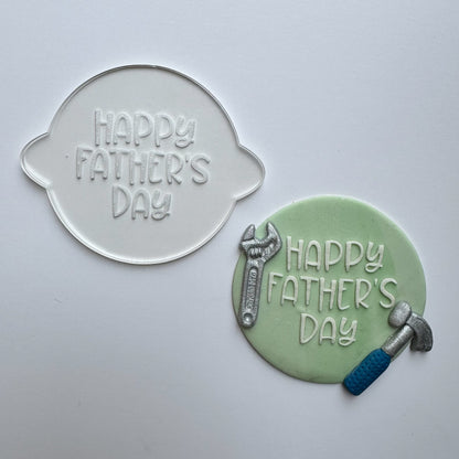 Happy Father's Day Debosser Stamp