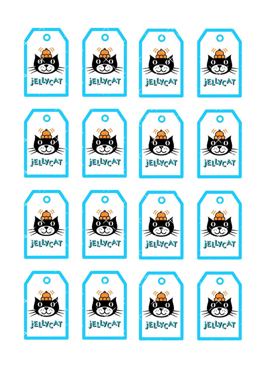 Jellycat Tags Icing Sheet Cupcake Toppers