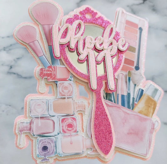 Make-up Cake Topper