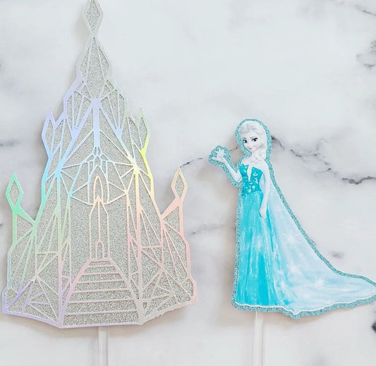 Castle #2 Holographic Cake Topper