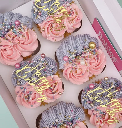 Card Cupcake Toppers Font #1