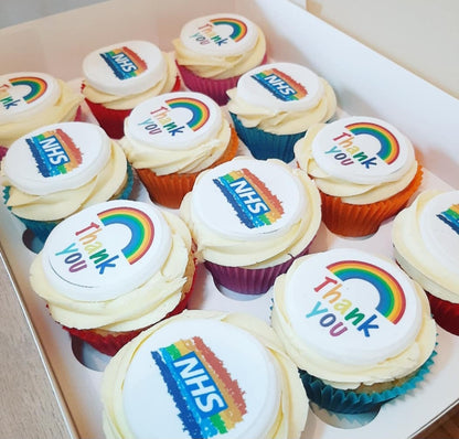 NHS Icing Sheet Cupcake Toppers