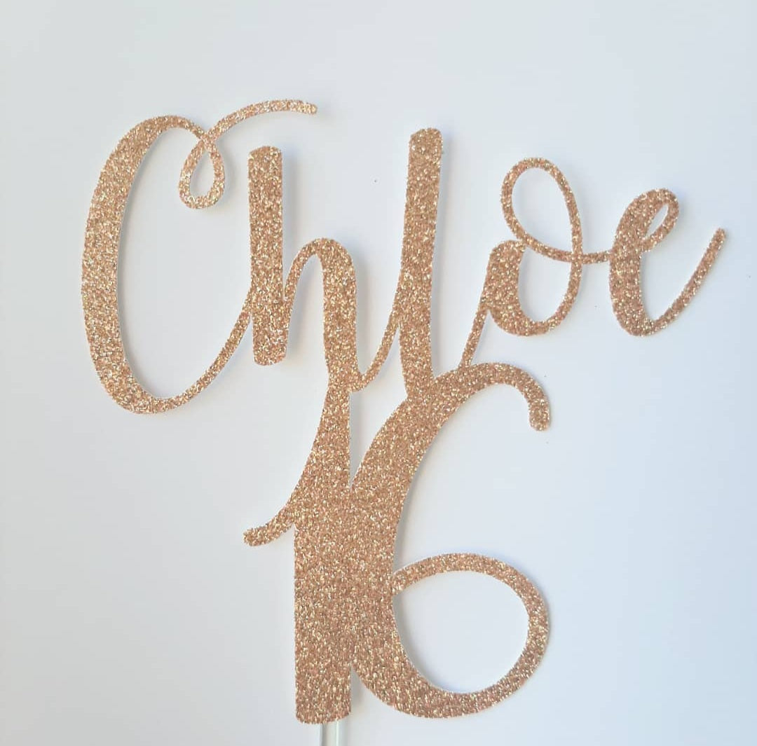 Cake Topper Font #3