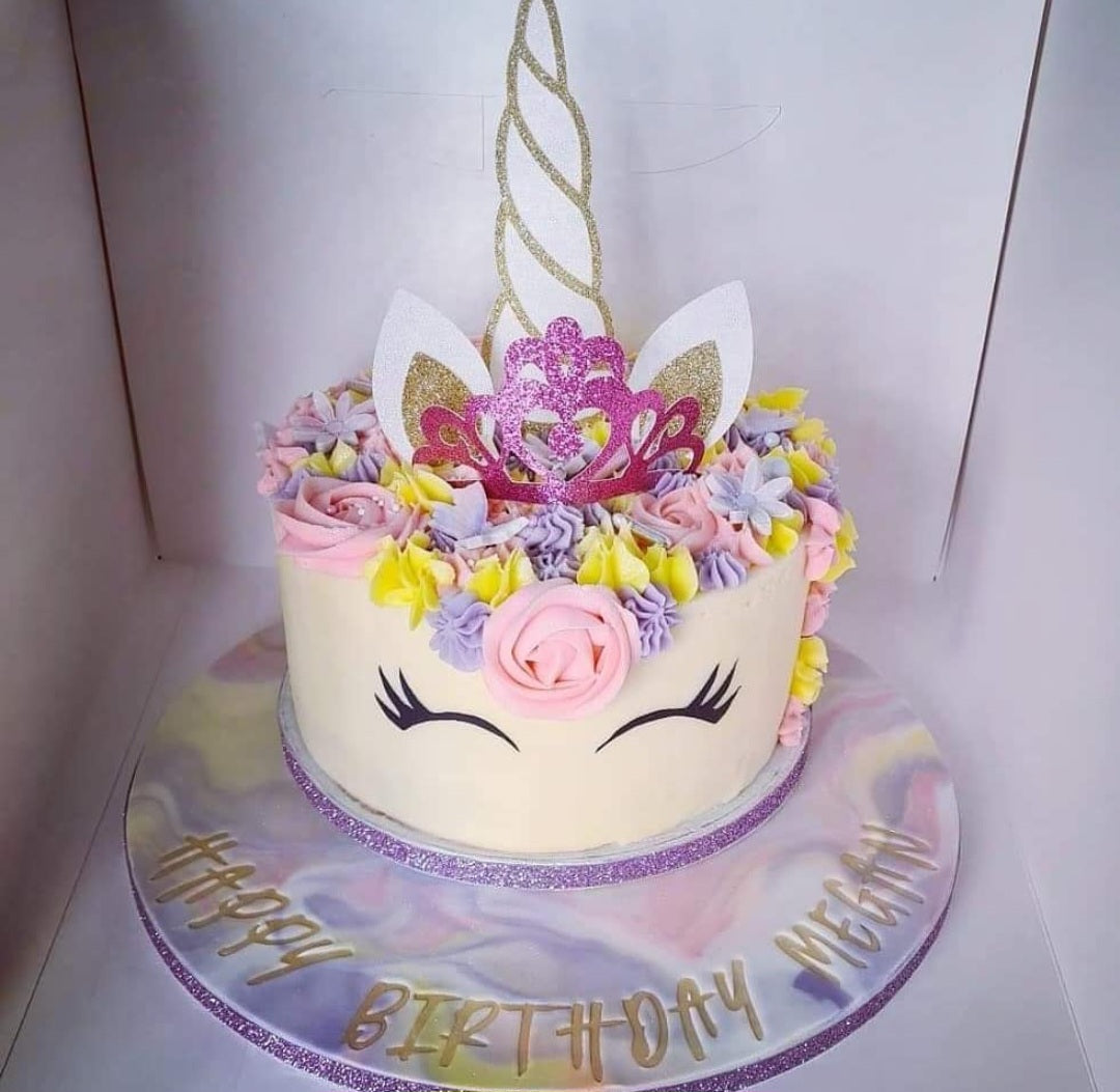 Unicorn Cake Topper Set